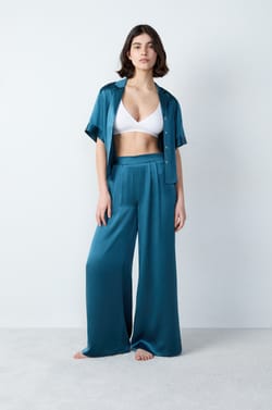 Silk Pyjama Bottoms;${refinementColor}