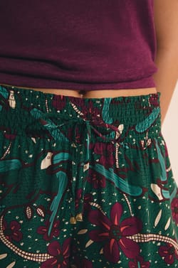 Pantal&oacute;n corto de pijama estampado;${refinementColor}