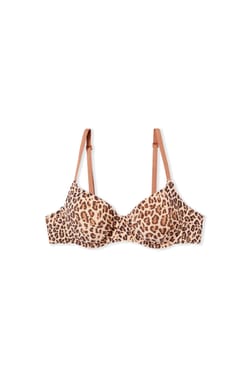 Soutien-gorge en microfibre &agrave; motifs;${refinementColor}