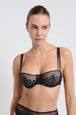 Soutien-gorge N.9 - Balconnet details brodés;${refinementColor}