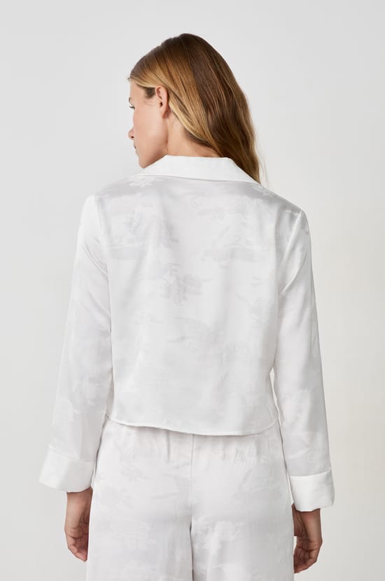 Satin Pajama Shirt;${refinementColor}