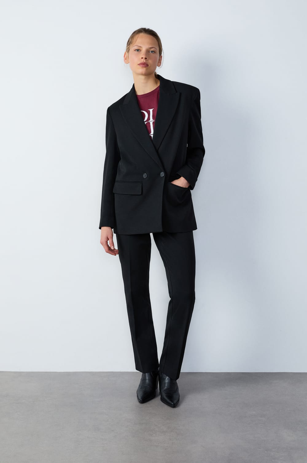 Veste de blazer;${refinementColor}