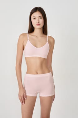 Bra de algodón, espumas extraíbles;${refinementColor}
