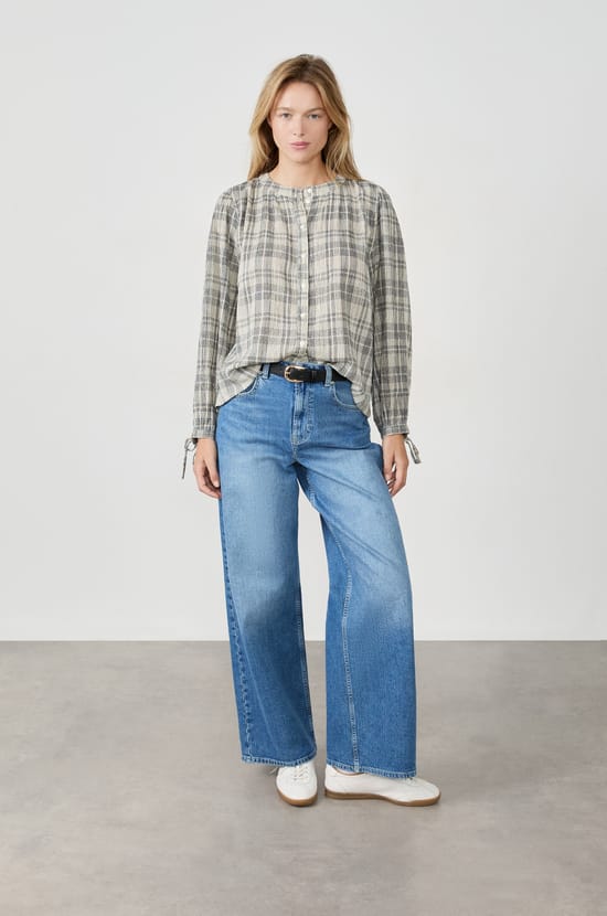 Chemise à carreaux;${refinementColor}