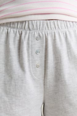 Short de pyjama boyfriend en coton ;${refinementColor}