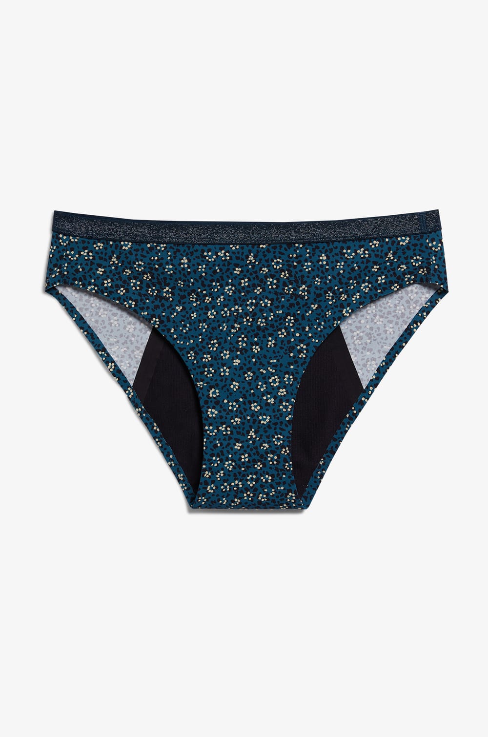 Flux abondant Culotte menstruelle AYA PRINT IMP BLEU VERT ETAM