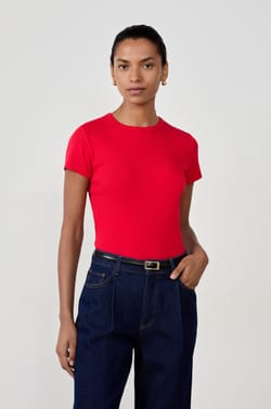 T-shirt manches courtes en coton;${refinementColor}