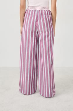 Striped pyjama trousers;${refinementColor}