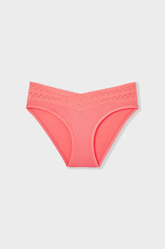 Culotte de maternité détails dentelle;${refinementColor}