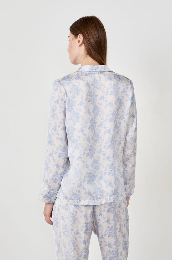 Chemise de pyjama satinée;${refinementColor}