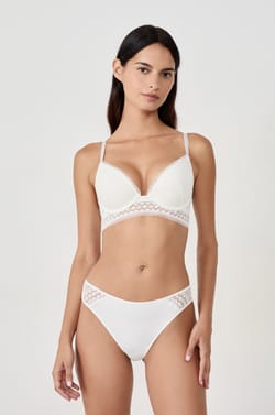 Panty con detalles de encaje;${refinementColor}