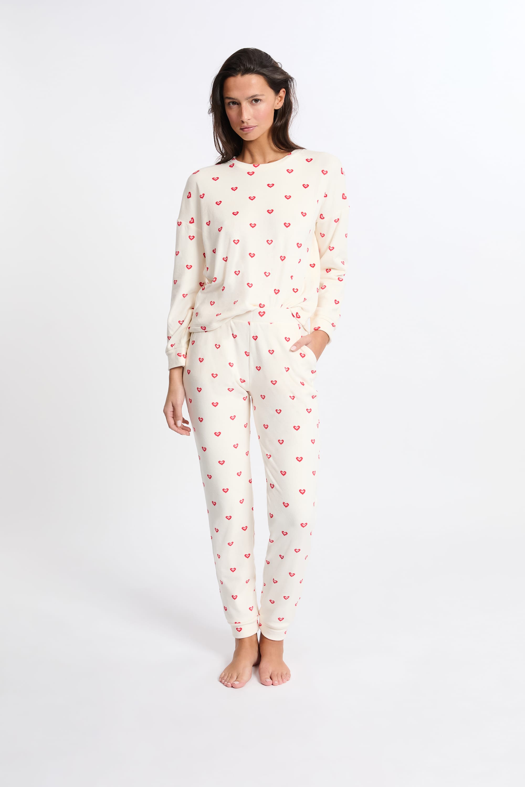 Pyjama 2 Pièces Femme Imprimé Bulles De Bière - Haut Manches Courtes, Short Taille Élastique, Confortable - 9