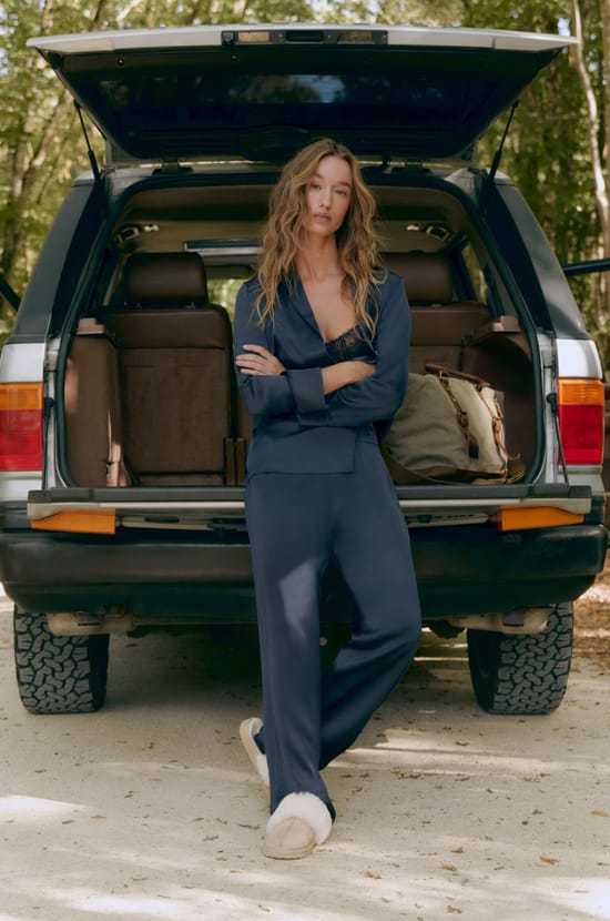 Silk Pyjama Trousers;${refinementColor}