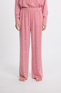 Pantalon de pyjama à motifs;${refinementColor}