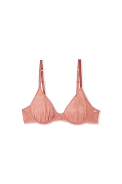 Soutien-gorge coques fines en dentelle;${refinementColor}