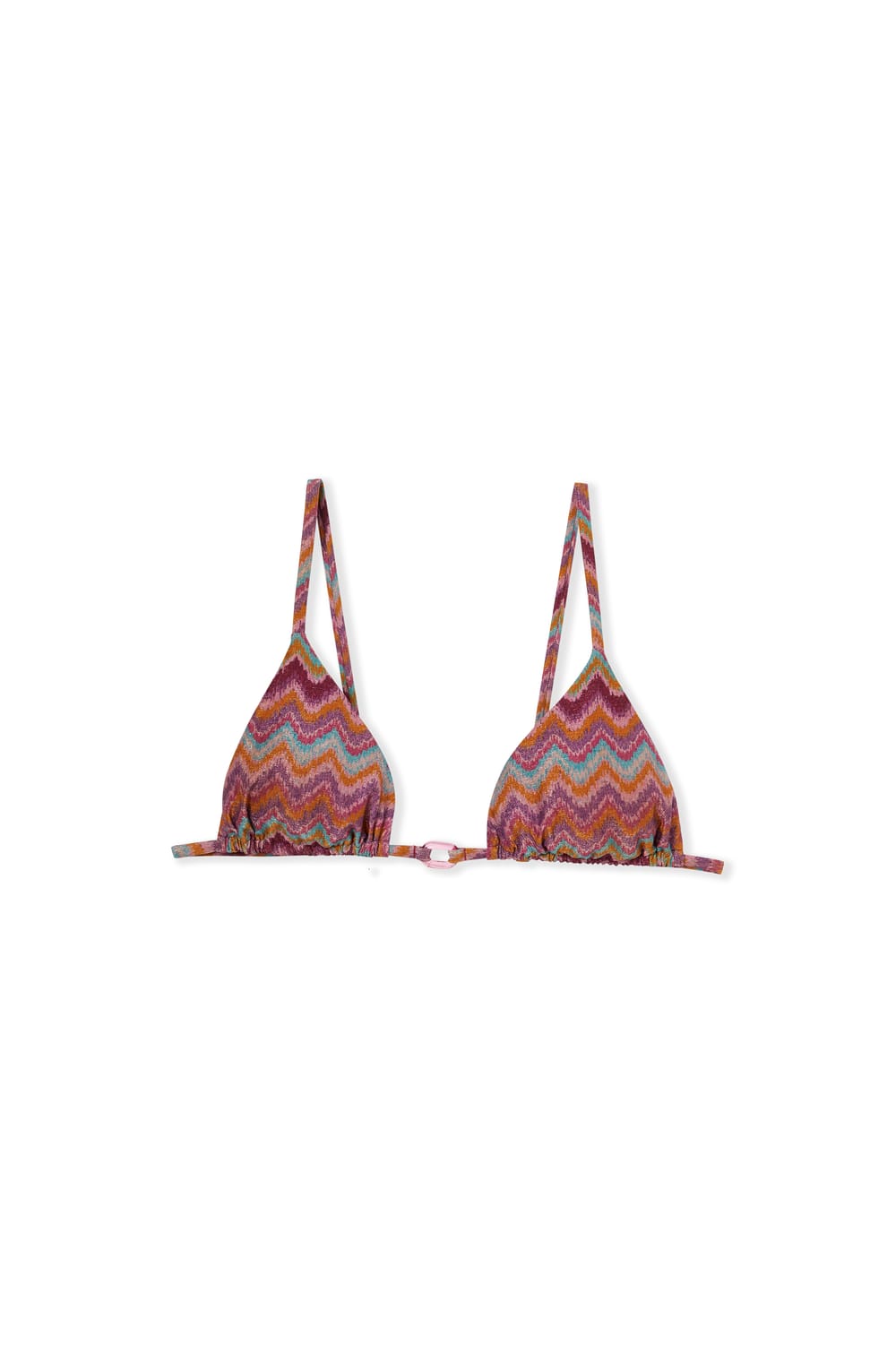Haut de maillot de bain triangle multi positions imprim&eacute; paillet&eacute;;${refinementColor}