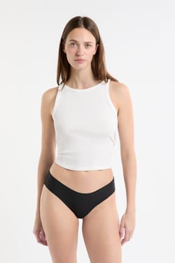 Microfibre Briefs with Lace Details;${refinementColor}