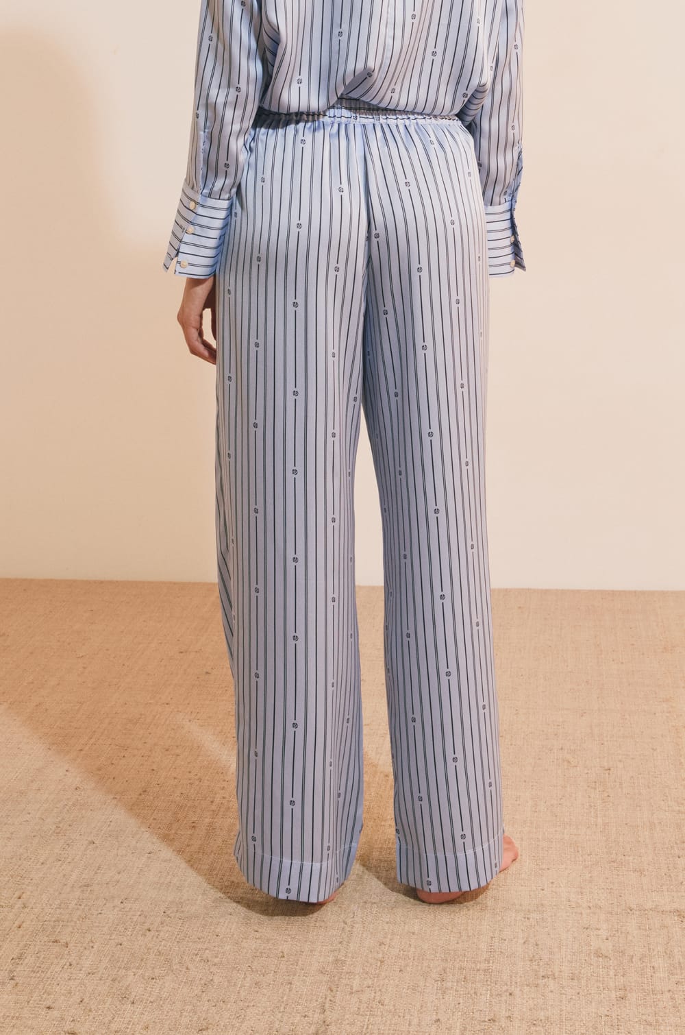 Pantalon de pyjama &agrave; rayures;${refinementColor}