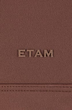 Brassi&egrave;re sans armature &agrave; encolure carr&eacute;e en microfibre - Maintien moyen;${refinementColor}