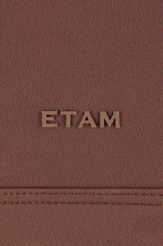 Brassi&egrave;re sans armature &agrave; encolure carr&eacute;e en microfibre - Maintien moyen;${refinementColor}