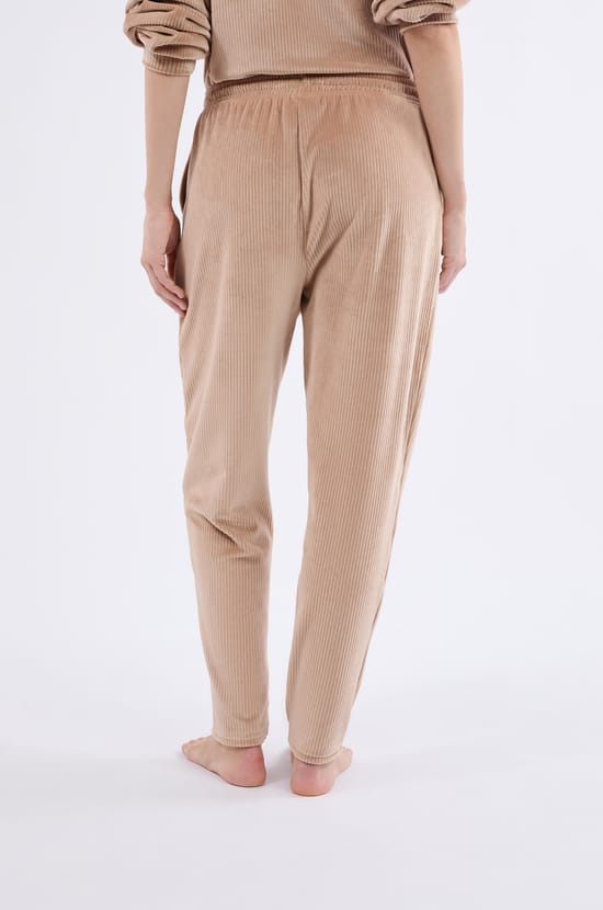 Pantalon de pyjama en velours;${refinementColor}