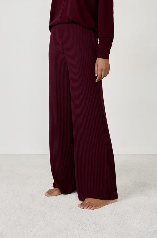 Pantal&oacute;n de pijama ancho;${refinementColor}