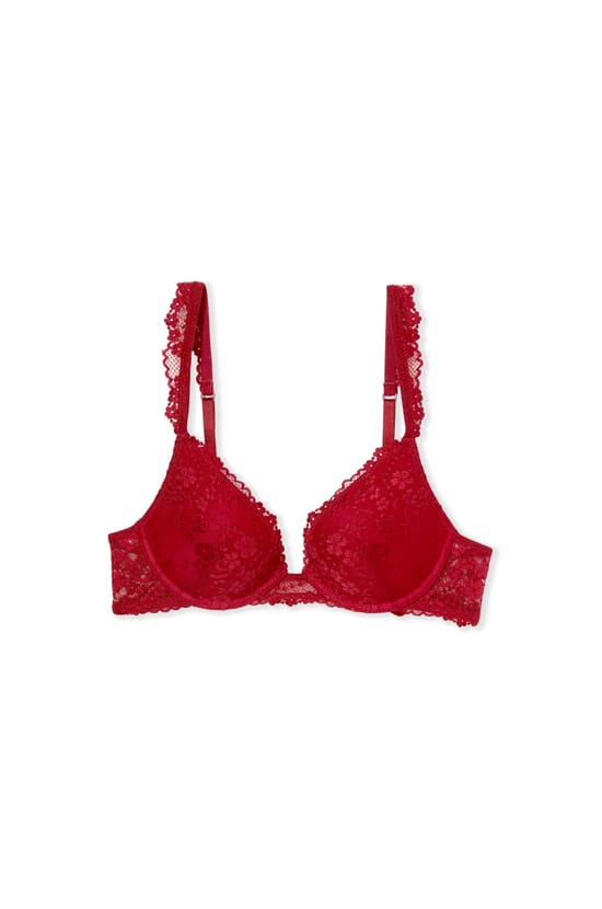 Soutien-gorge N.2 - Le push-up plongeant en dentelle;${refinementColor}