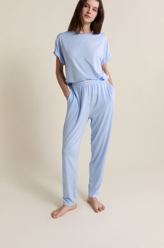Pantalon de pyjama &eacute;lastiqu&eacute;;${refinementColor}