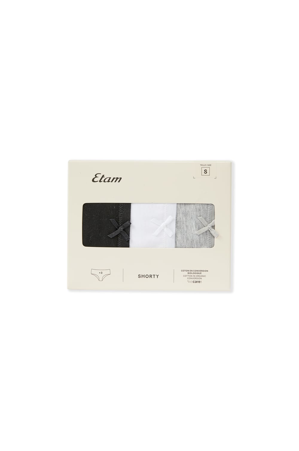 Lot de shortys - Lot de 3 en coton;${refinementColor}