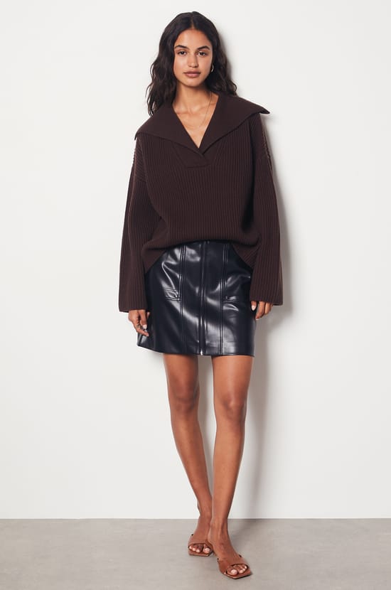 V-neck Sweater;${refinementColor}