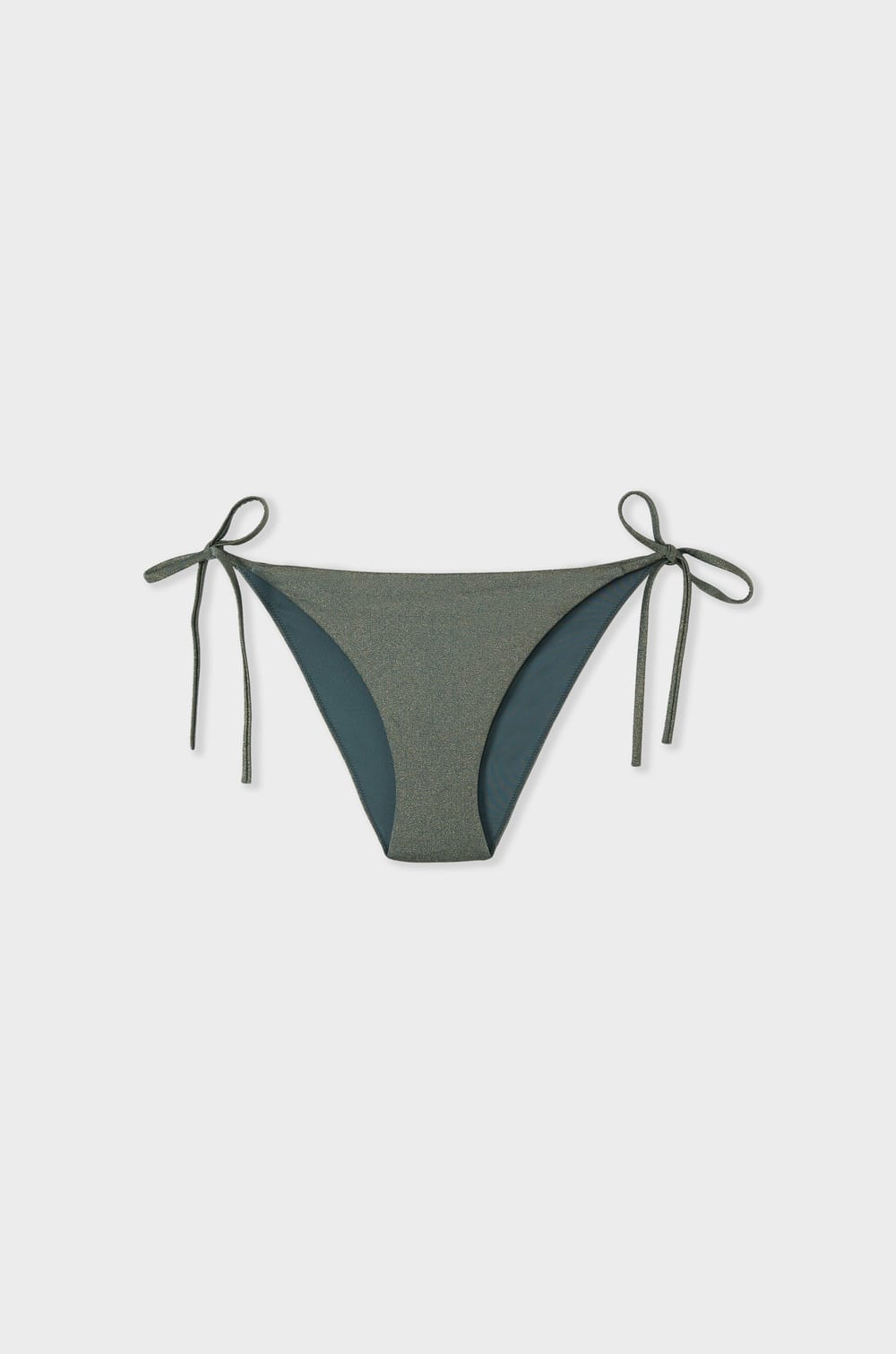 Bikini br&eacute;silien &agrave; nouer bas de maillot paillet&eacute;;${refinementColor}
