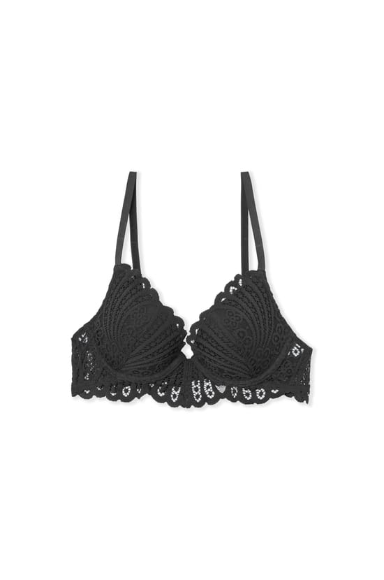 Bra N.2 - The Plunge Push-up in Lace;${refinementColor}