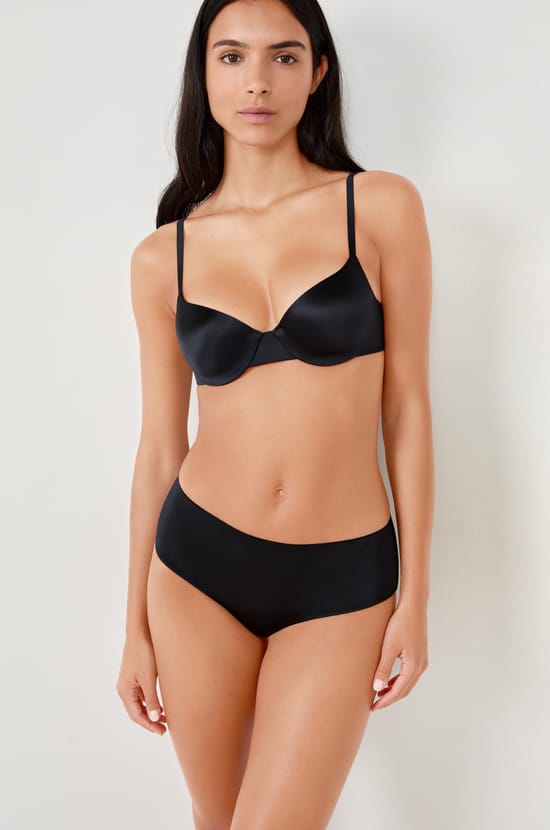 Shorty en microfibre satin&eacute;e;${refinementColor}