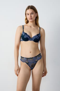 Soutien-gorge N.4 - Le coques fines broderie fleurie;${refinementColor}