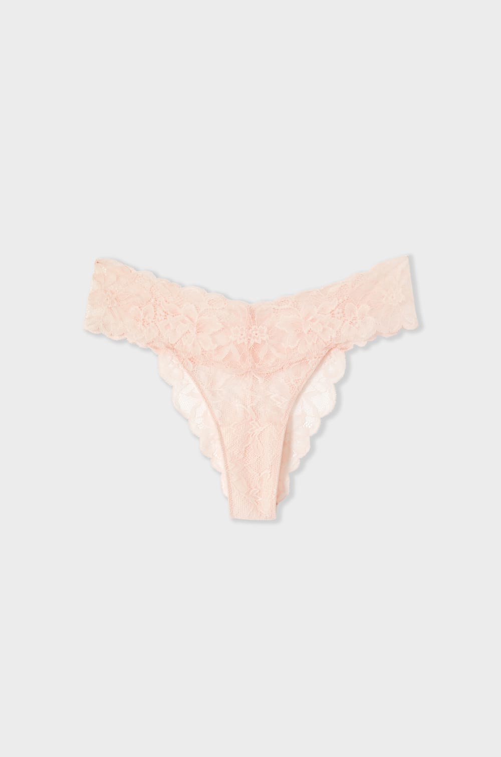 Tanga de encaje;${refinementColor}
