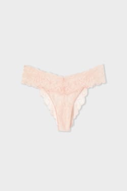 Tanga de encaje;${refinementColor}
