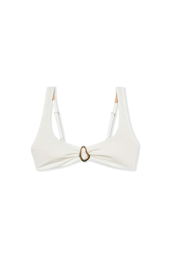 Haut de maillot de bain brassi&egrave;re avec d&eacute;tail bijou;${refinementColor}