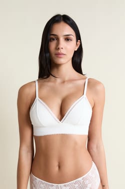 Soutien-gorge N.8 - Le triangle sans armatures en dentelle;${refinementColor}