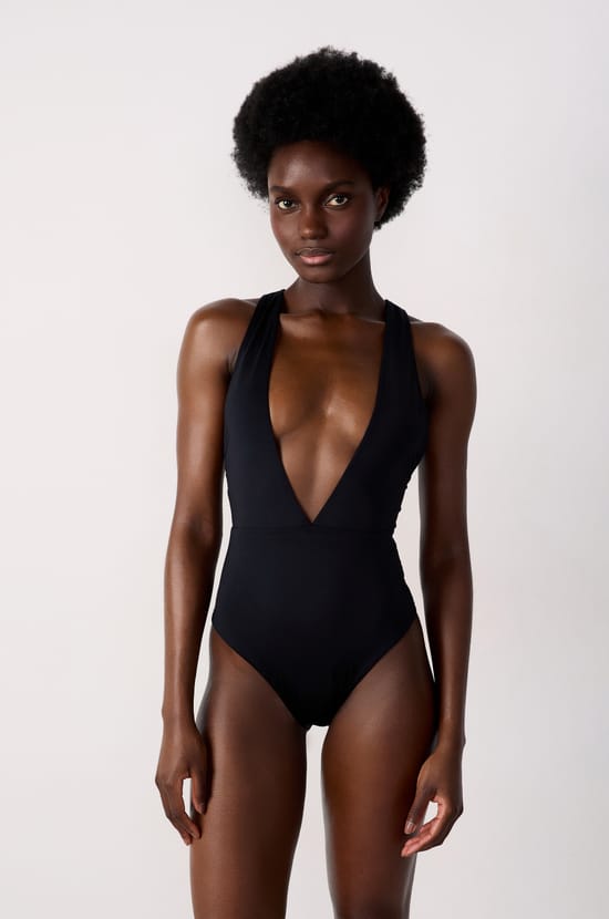 Maillot de bain 1 pièce décolleté plongeant;${refinementColor}
