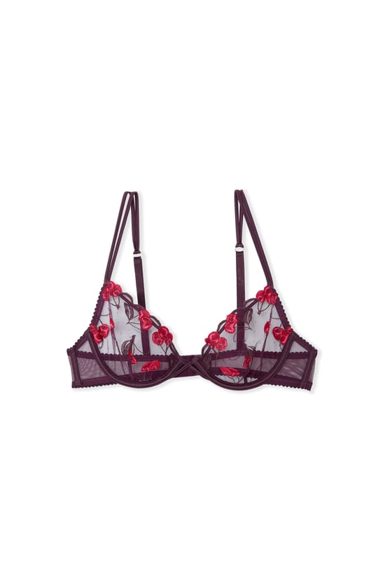 Cherry Print Bra;${refinementColor}