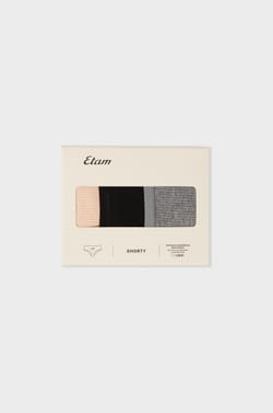 Pack of 3 Cotton Boyshorts;${refinementColor}