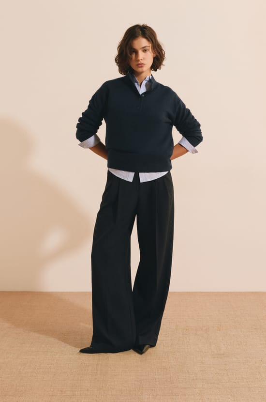 Pantalon coupe droite;${refinementColor}