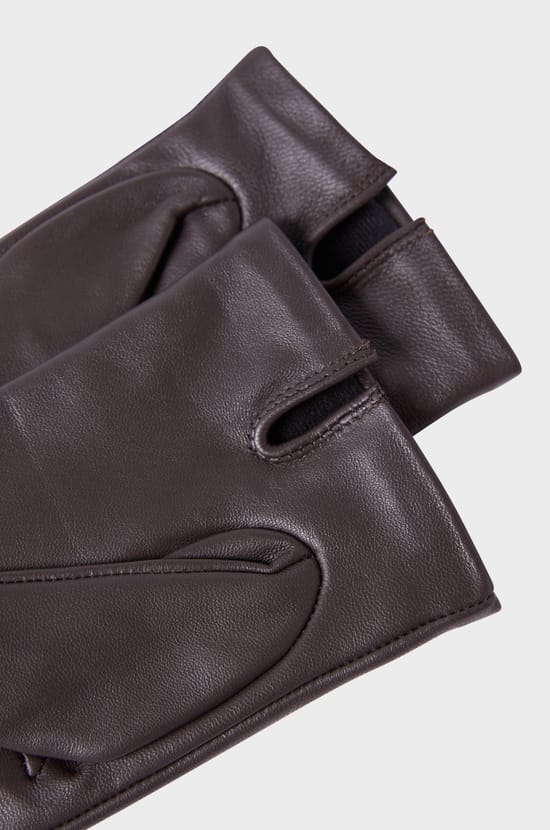 Faux Leather Effect Gloves;${refinementColor}