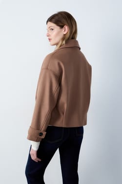 Veste caban court;${refinementColor}