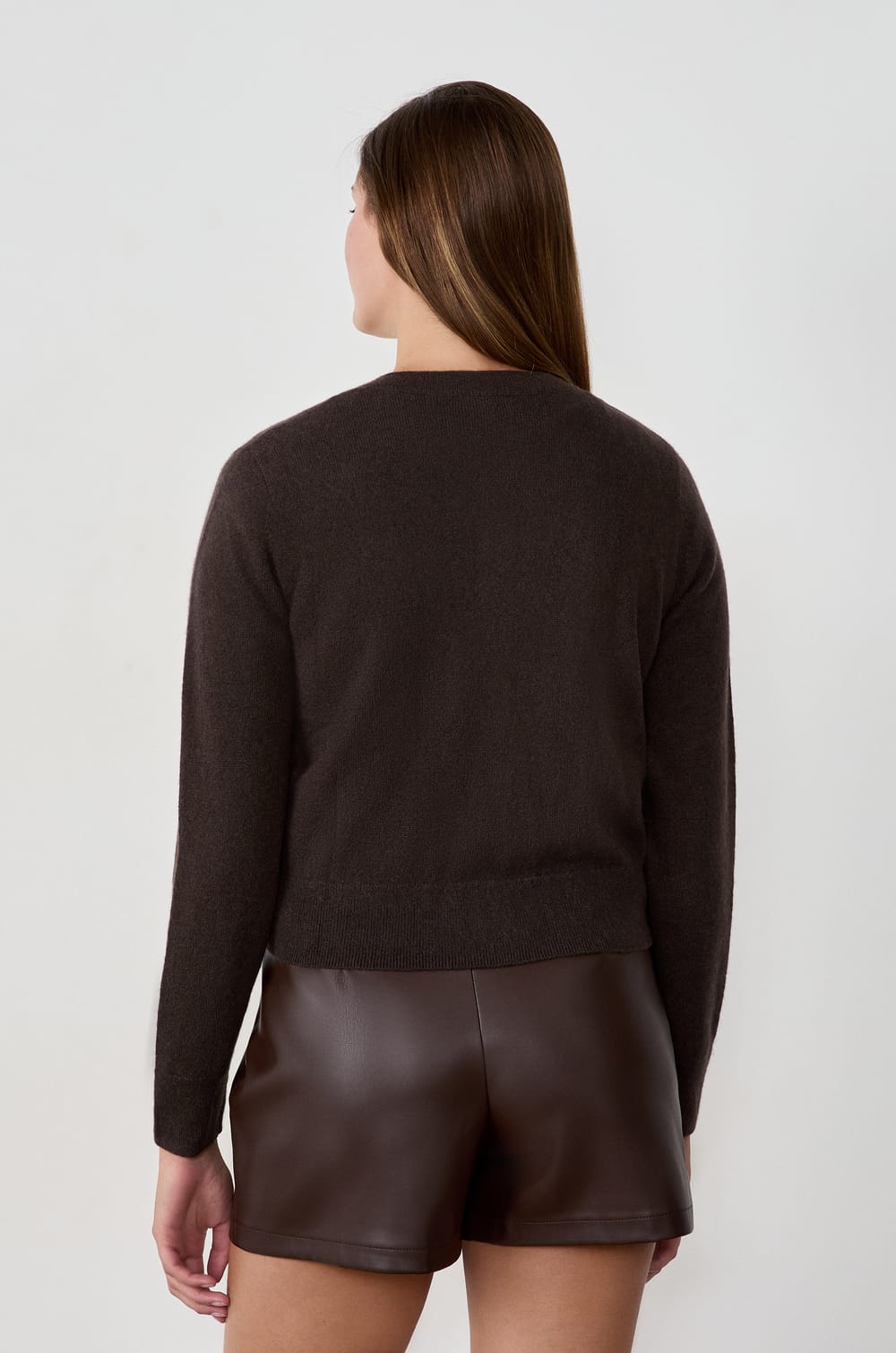 Kasjmier cardigan met knopen;${refinementColor}