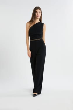 Asymmetrische jumpsuit;${refinementColor}