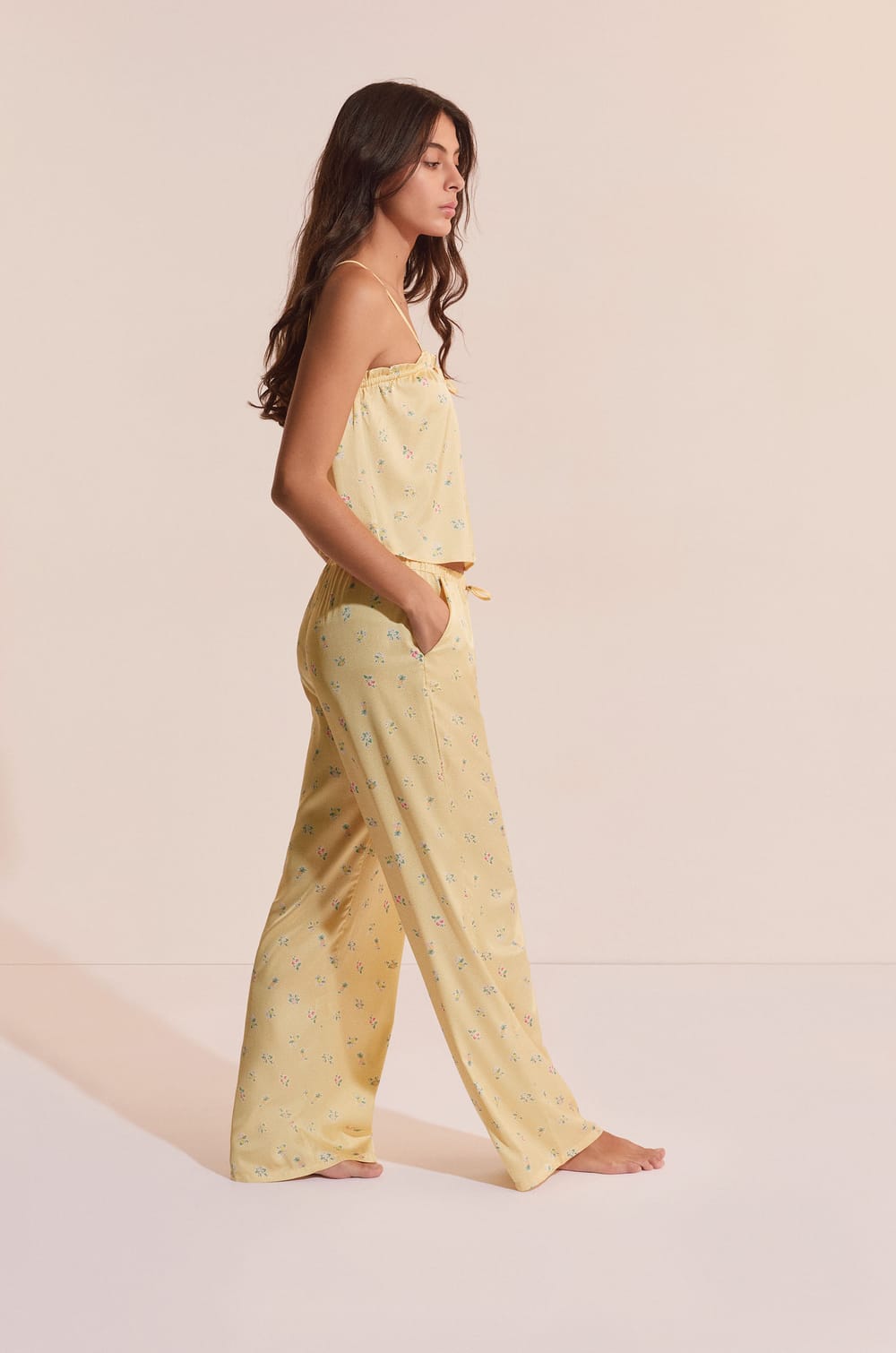 Pantalon de pyjama &agrave; motifs;${refinementColor}