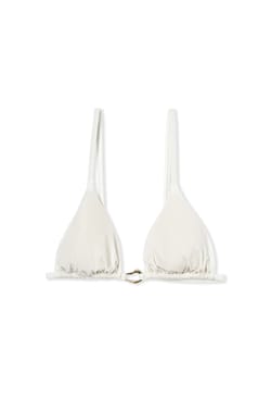 Haut de maillot de bain triangle multi positions avec d&eacute;tail bijou;${refinementColor}