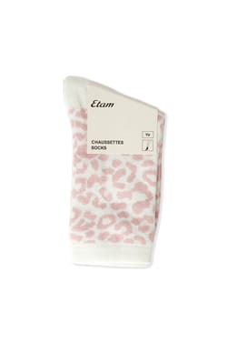 Chaussettes avec coton &agrave; motifs;${refinementColor}