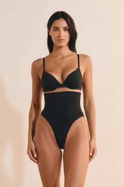 Culotte taille haute sculptante;${refinementColor}